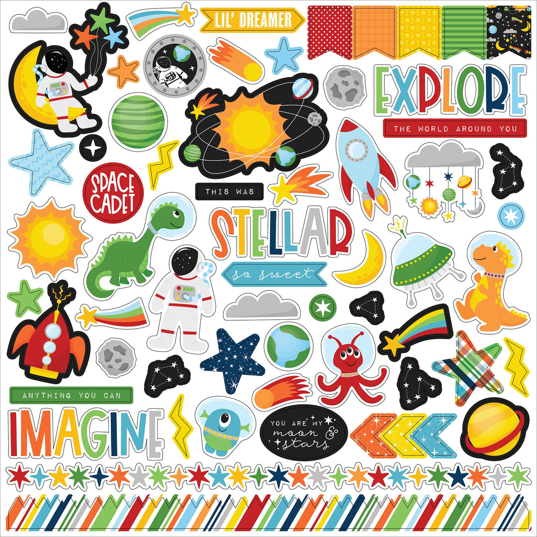 Blast Off Element Stickers - Echo Park