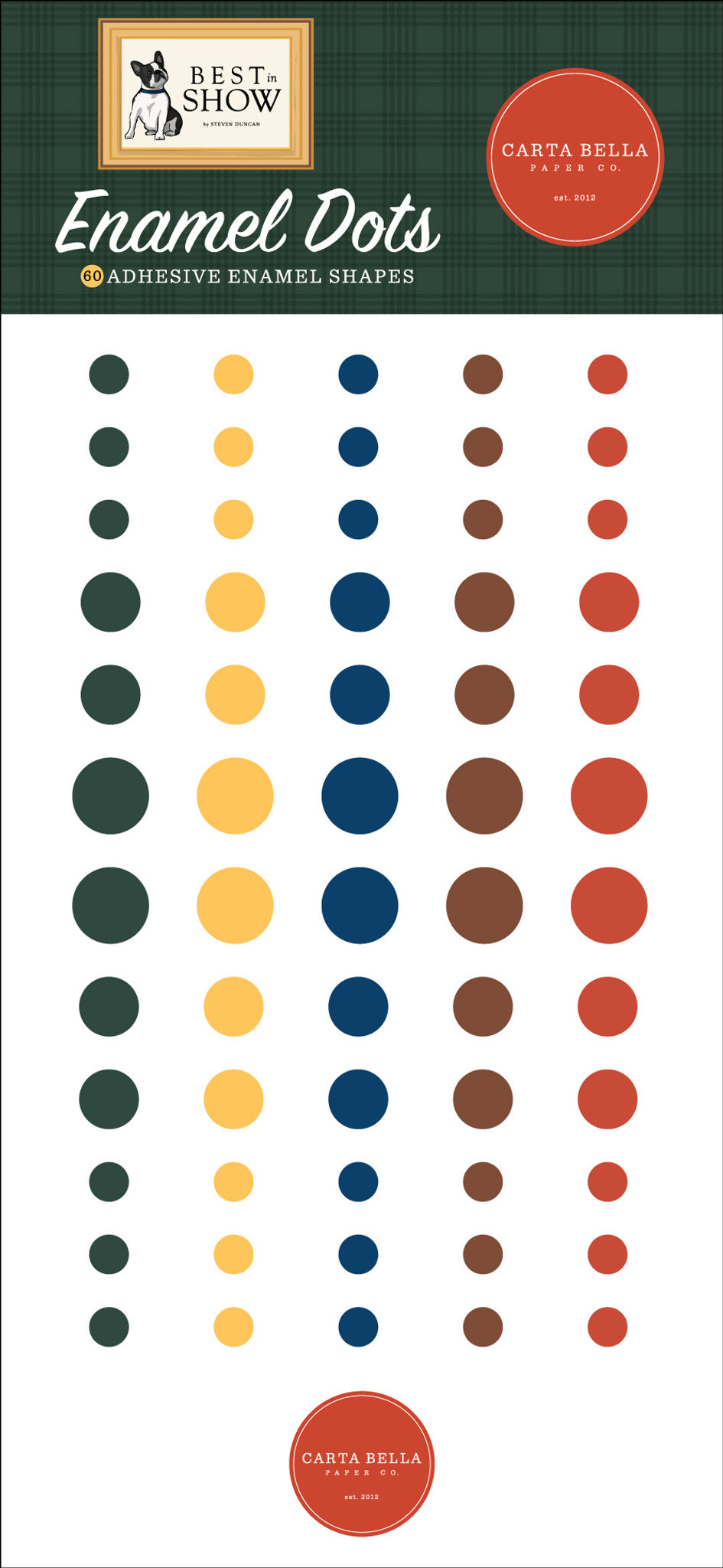 Best In Show Enamel Dots - Carta Bella