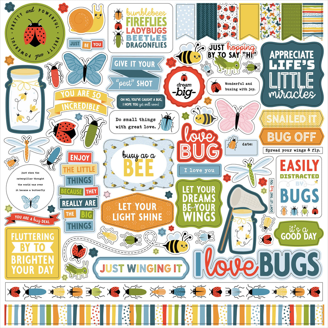 Little Things Mean A Lot Element Stickers - Echo Park