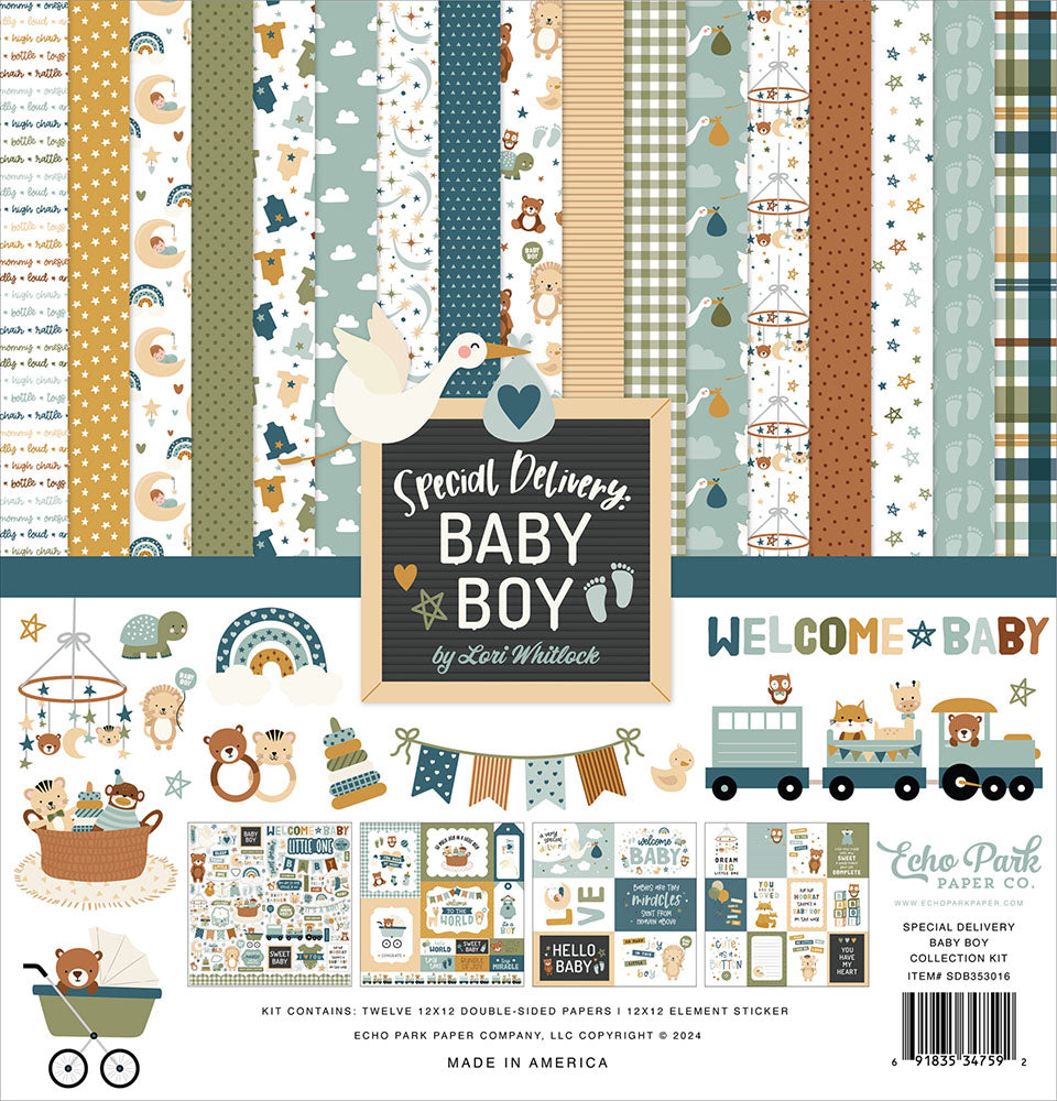 Special Delivery Baby Boy Collection Kit - Echo Park
