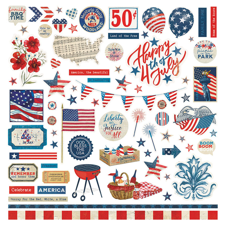 With Liberty - Element Stickers - Photo Play