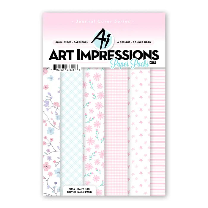 Baby Girl Cover Paper Pack, 6″x 9″ - Art Impressions