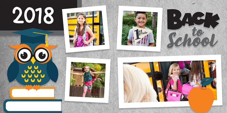 Ready for Class: Back to School Layout SVG Image File Download