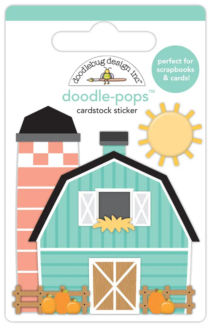 Barn In The USA Doodle-Pops - Farmhouse - Doodlebug