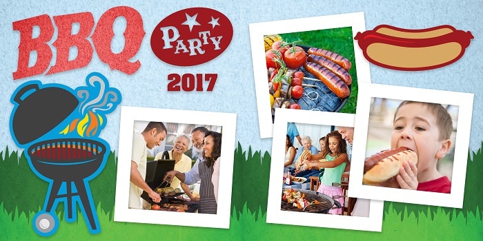 Sizzle and Fun: BBQ Party SVG Image File Download