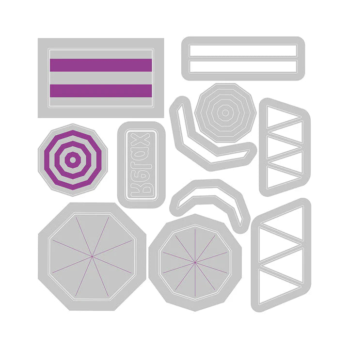 Beach Blankets & Brellas #2 Thinlits Dies by Catherine Pooler - Sizzix