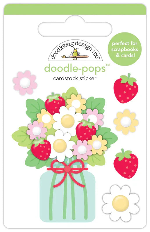 Berry Bouquet Doodle-Pops - Berry Sweet - Doodlebug