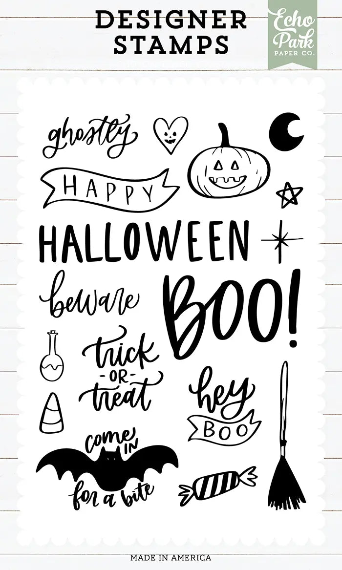 Beware Halloween Stamp Set - Designer Series - Echo Park