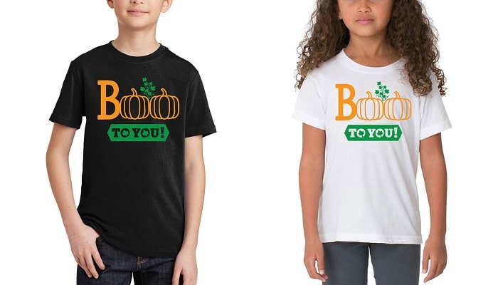 Boo To You Kids T-shirt SVG Image File Download