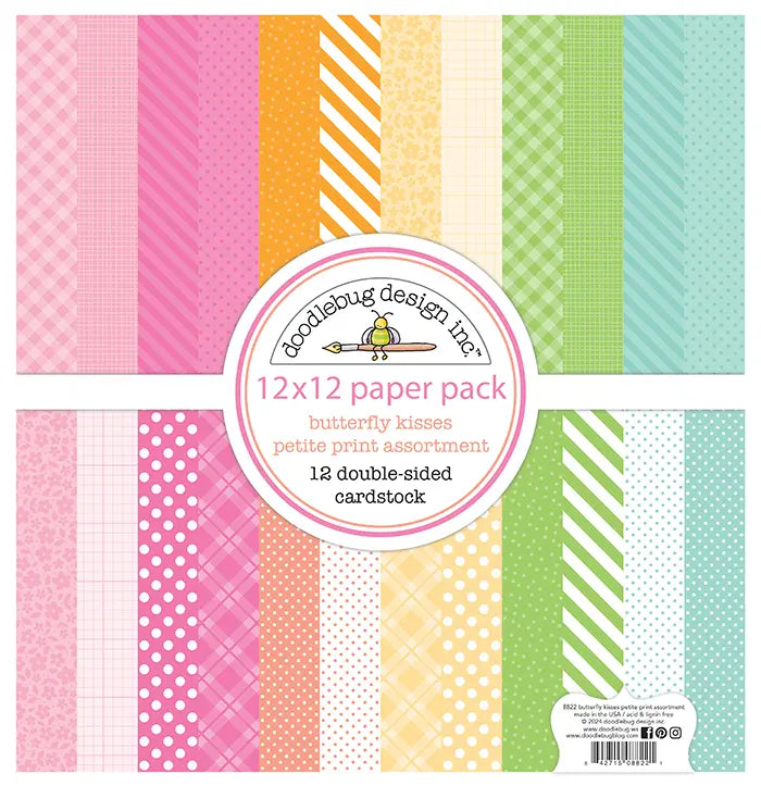 Butterfly Kisses Petite Prints Assortment Pack - Doodlebug