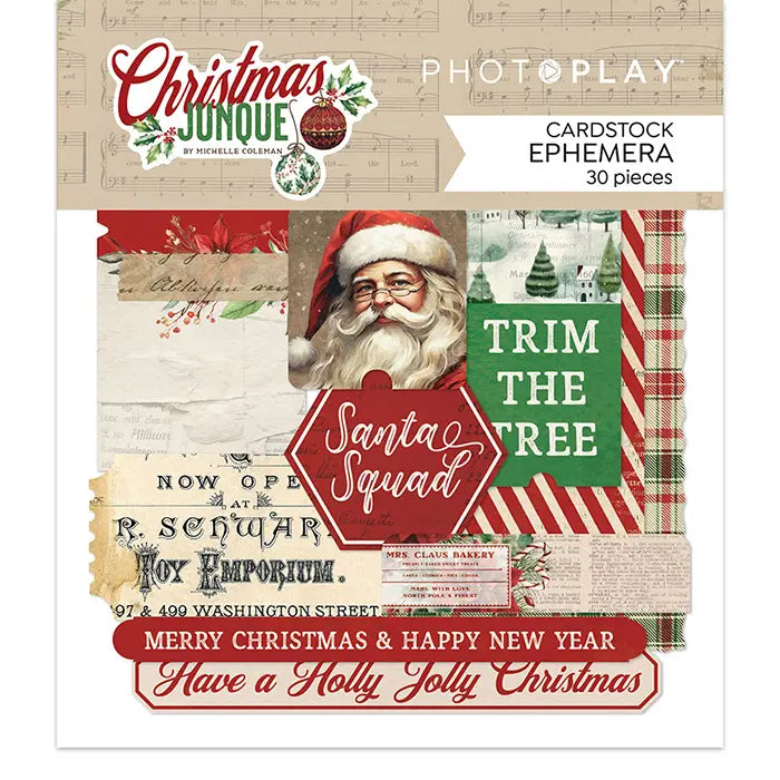 Christmas Junque Ephemera Die Cuts - PhotoPlay