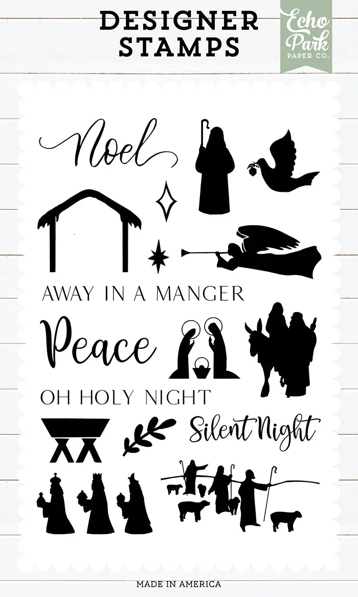 Christmas Nativity Stamp Set - Designer Series - Echo Park