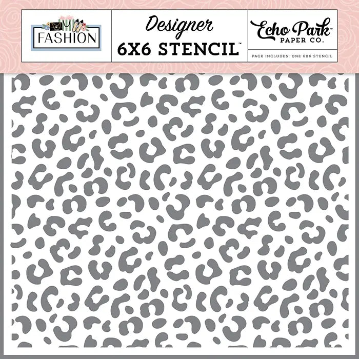 Classic Cheetah Stencil – Fashion – Echo Park