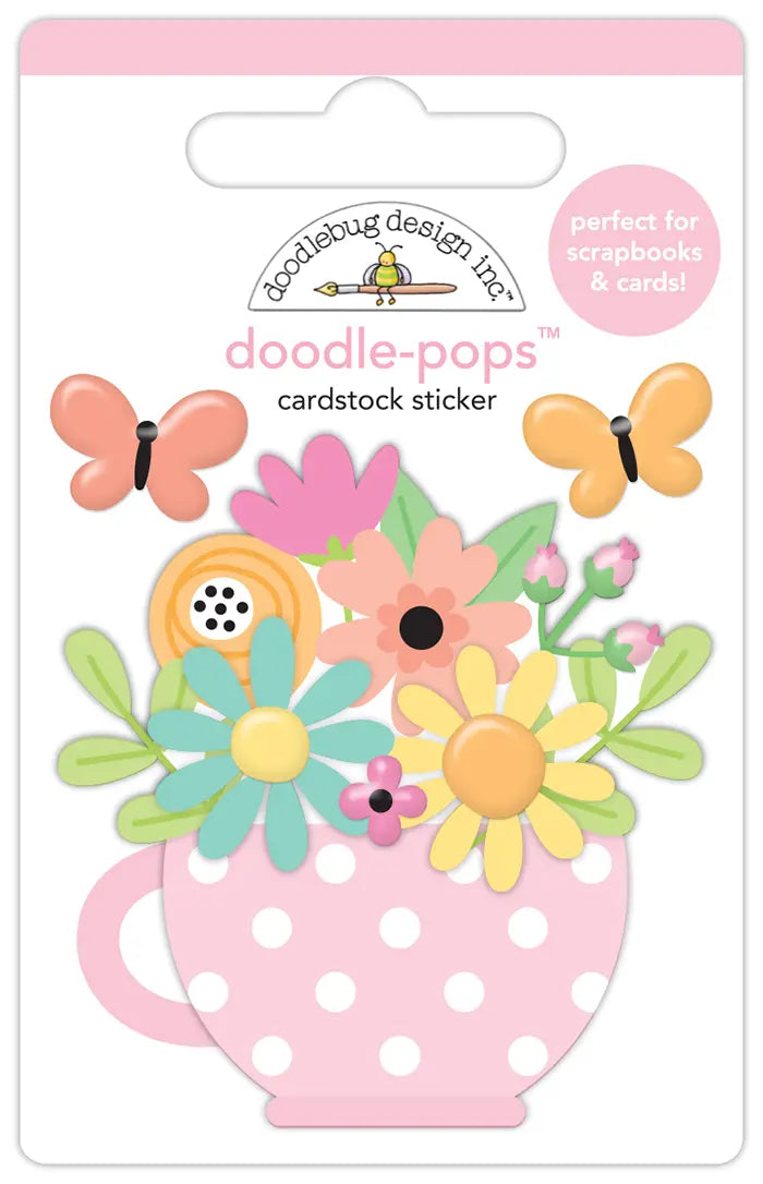 Cup Of Cheer Doodle-Pops - Butterfly Kisses - Doodlebug