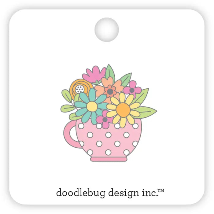 Cup Of Kindness Collectible Pins - Butterfly Kisses - Doodlebug