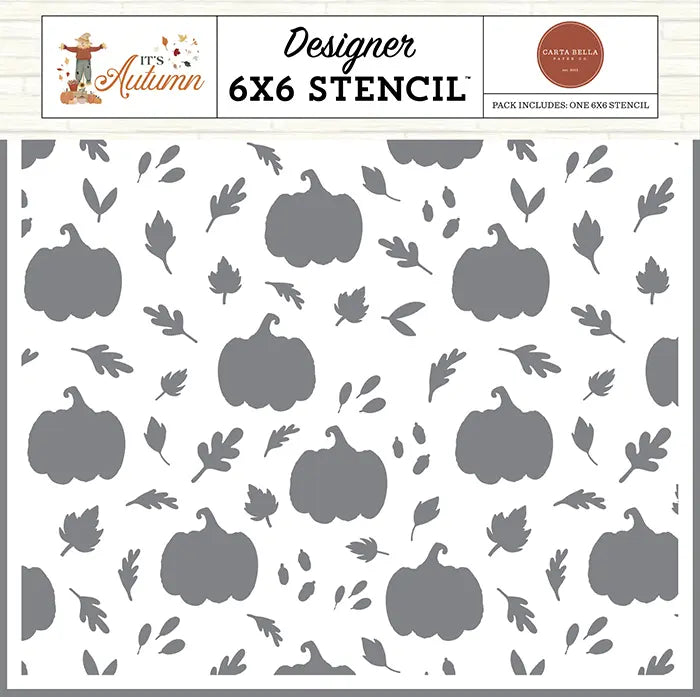 Cutest Pumpkin Patch Stencil - It's Autumn - Carta Bella