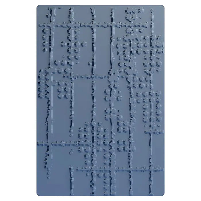 View 5 of Dot Matrix Multi-Level Embossing Folder by Seth Apter - Sizzix