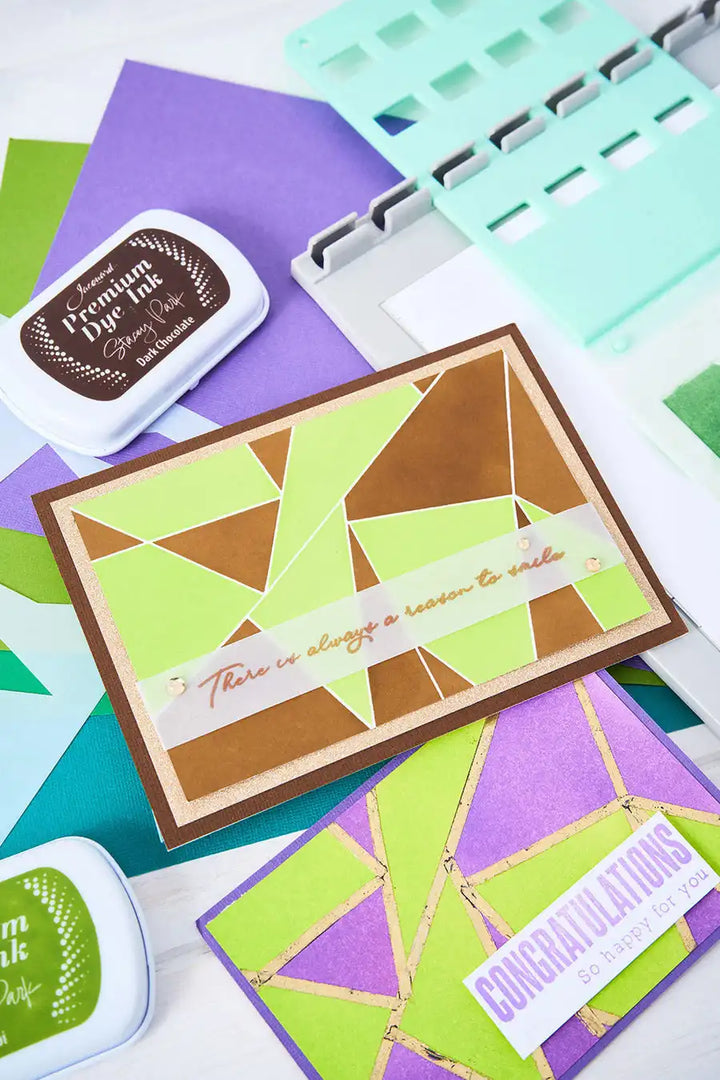 Down the Line #2 A6 Stencil - Cosmopolitan - Stacey Park - Sizzix