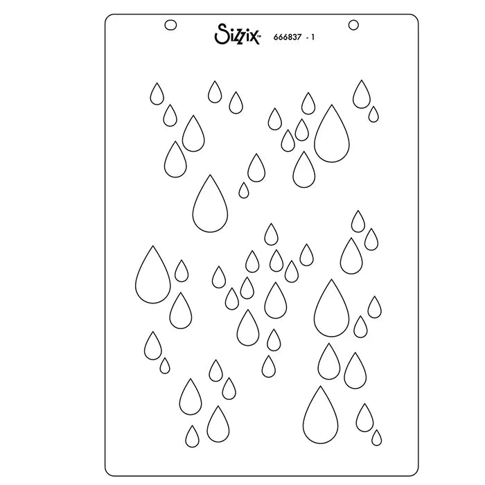 Drip, Drip, Drop A5 Clear Stamp Set by Stacey Park - Sizzix