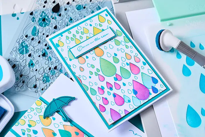 Drip, Drip, Drop A5 Clear Stamp Set by Stacey Park - Sizzix