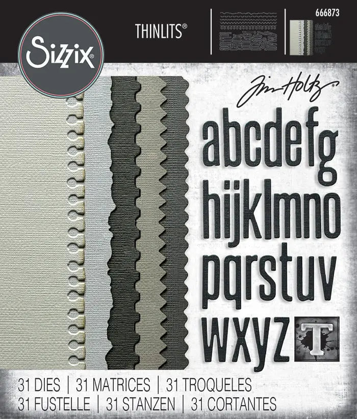 Edges Thinlits Dies - Back from the Vault - Tim Holtz - Sizzix