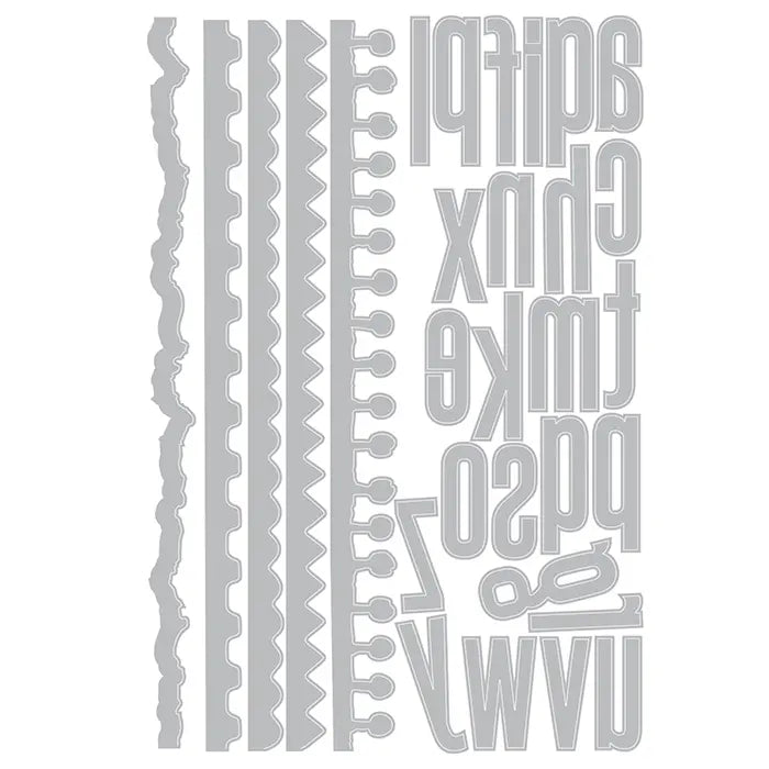 Edges Thinlits Dies - Back from the Vault - Tim Holtz - Sizzix