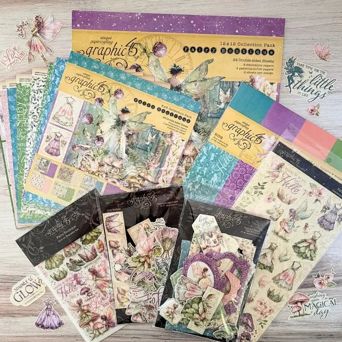 Fairy Boutique Rub-On Transfers - Graphic 45