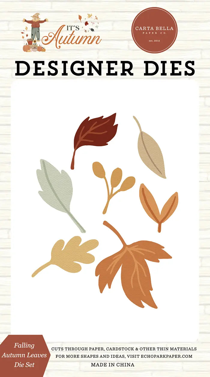 Falling Autumn Leaves Die Set - It's Autumn - Carta Bella