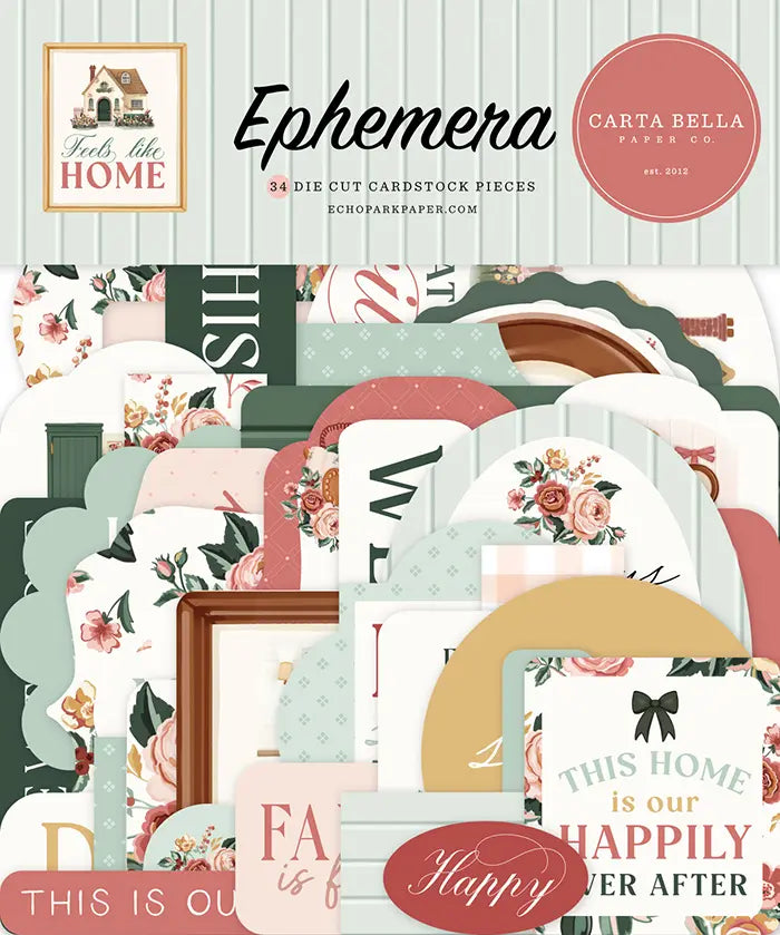 Feels Like Home Ephemera Die Cuts - Carta Bella
