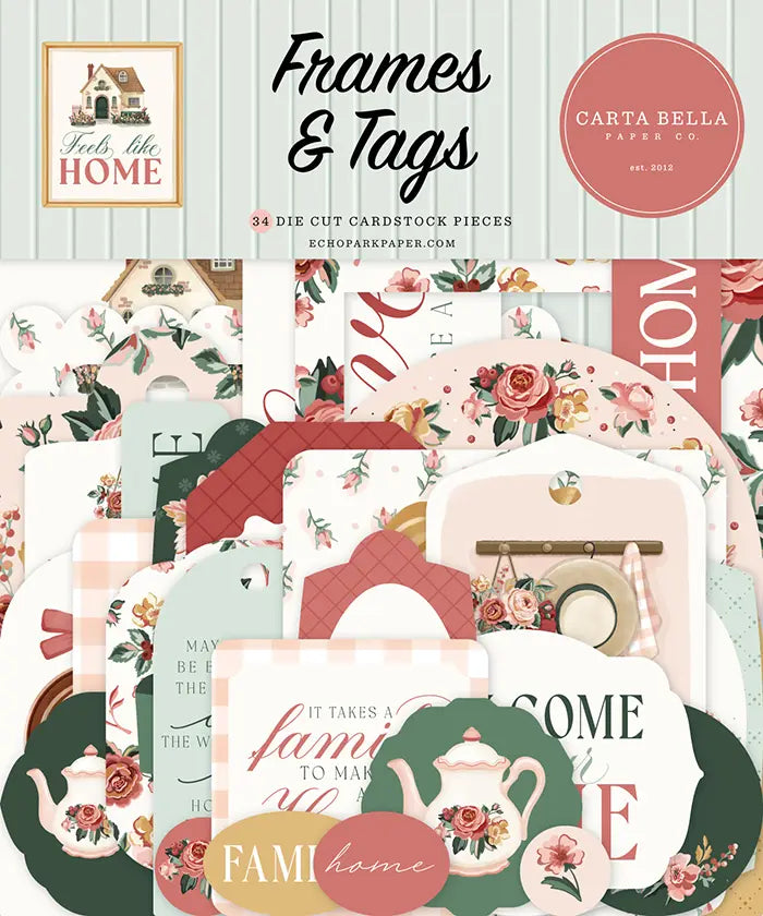 Feels Like Home Frames & Tags - Carta Bella
