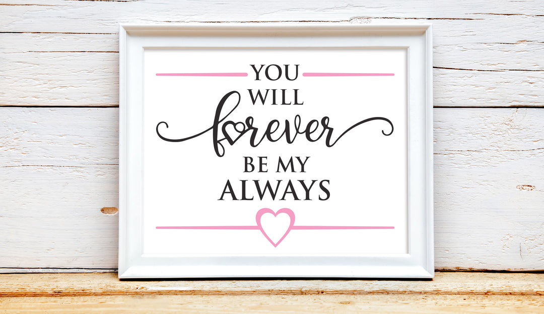 Timeless Love SVG Image File Download