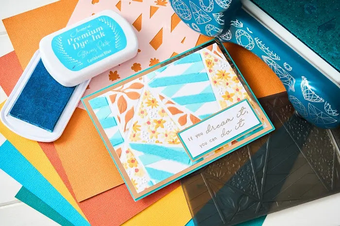 Fragmented Floral 3-D Textured Impressions Embossing Folder by Stacey Park - Sizzix