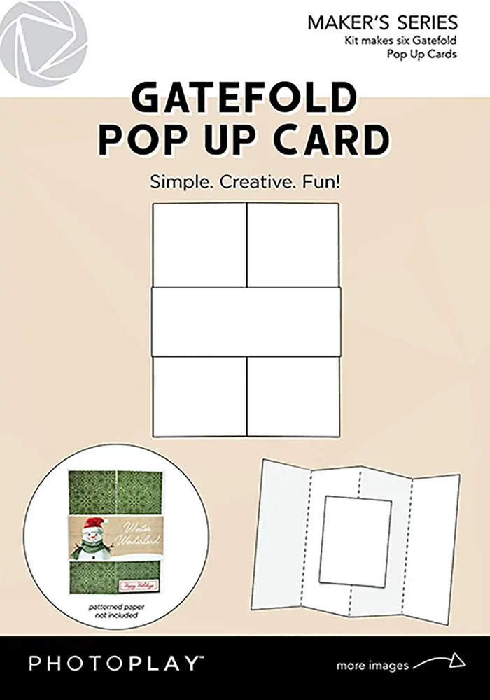 Gatefold A2 Pop-Up Card - Maker's Series - PhotoPlay