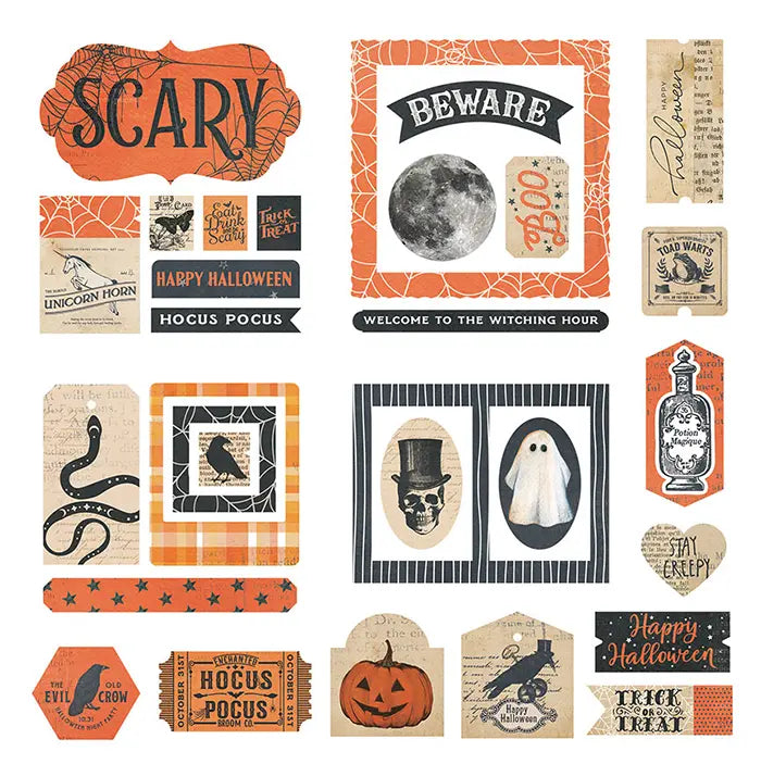 Halloween Junque Ephemera Die Cuts - PhotoPlay