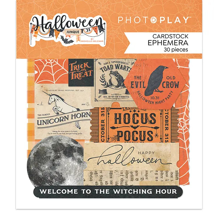 Halloween Junque Ephemera Die Cuts - PhotoPlay