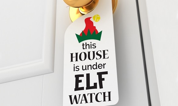 House Under Elf Watch SVG Image File Download