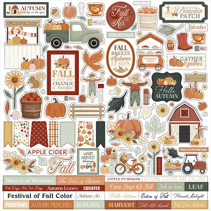 It's Autumn Element Stickers - Carta Bella