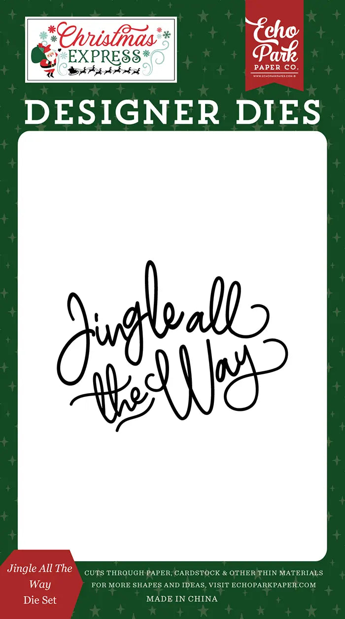 Jingle All The Way Die Set - Christmas Express - Echo Park