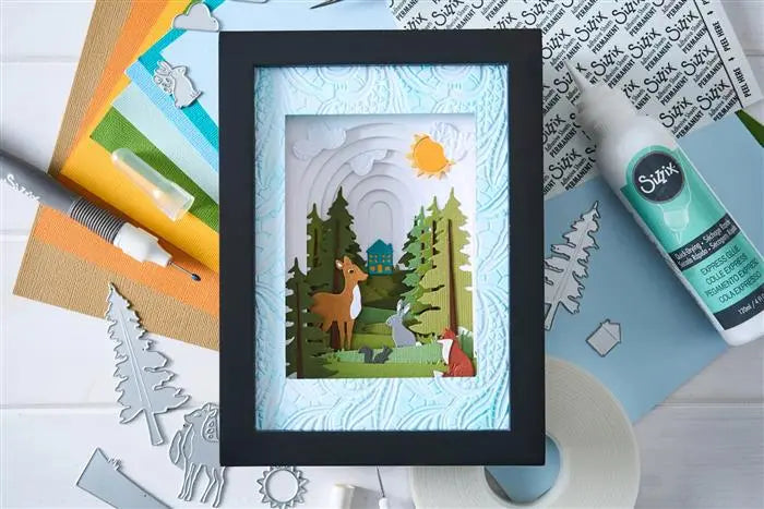 Lacy Leaves 3D Textured Impressions A5 Embossing Folder - Eileen Hull - Sizzix