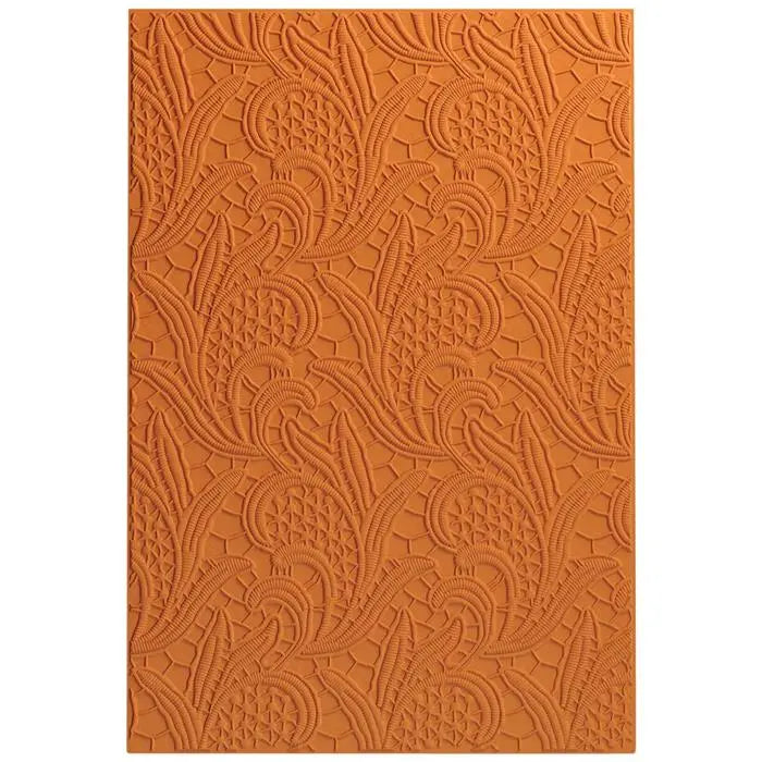 Lacy Leaves 3D Textured Impressions A5 Embossing Folder - Eileen Hull - Sizzix
