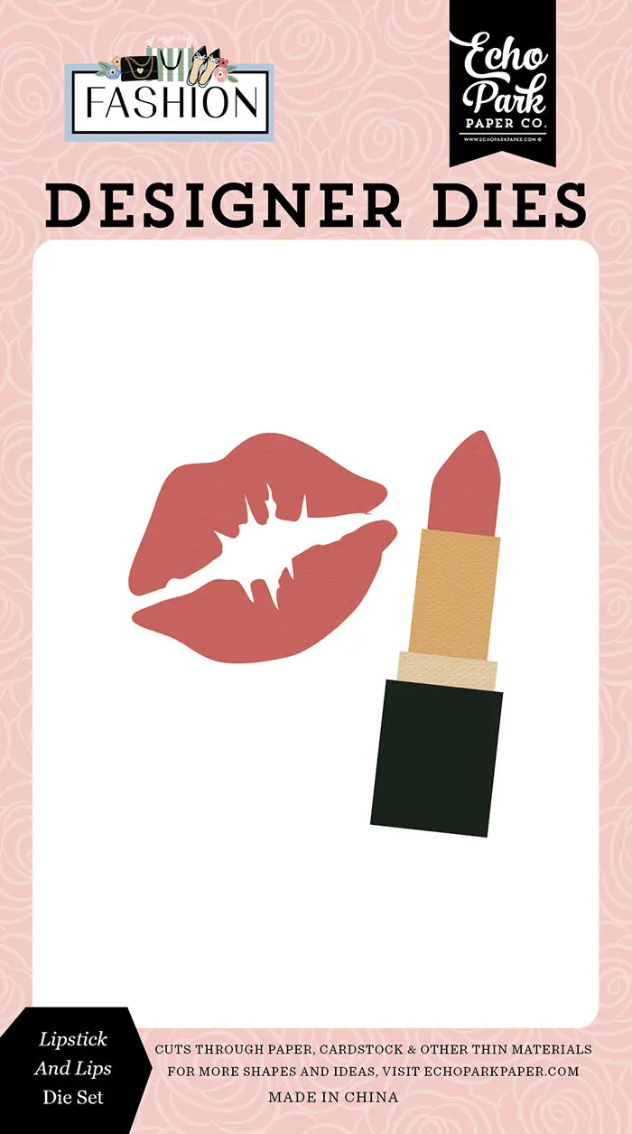 Lipstick and Lips Die Set – Fashion – Echo Park