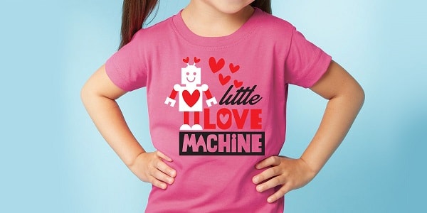 Little Love Machine Kids T-shirt SVG Image File Download