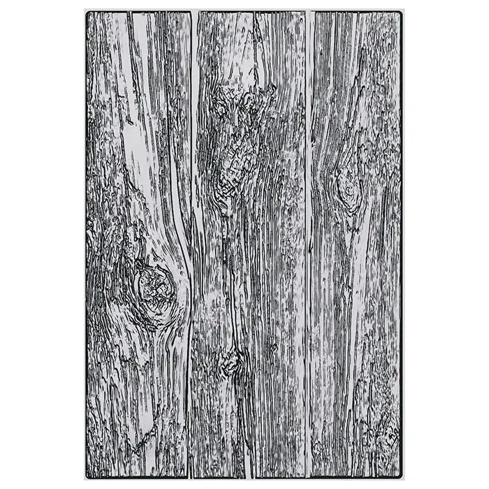 Lumber 3-D Texture Fades Embossing Folder  Large/A5 by Tim Holtz - Sizzix