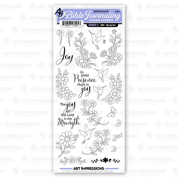 My Joy Clear Stamps Set Bible Journaling - Art Impressions