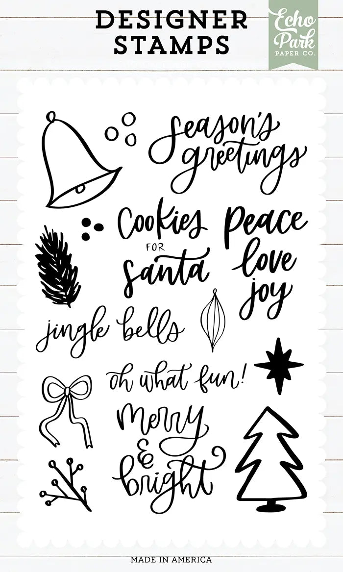 Oh What Fun Christmas Stamp Set - Designer Series - Echo Park