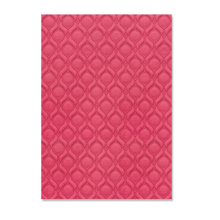 Ornate Repeat 3DTextured A5 Emboss Folder  - Sizzix