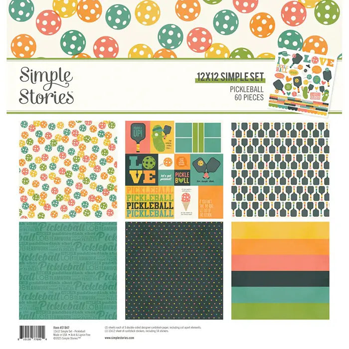 Pickleball 12" x 12" Collection Kit - Simple Stories