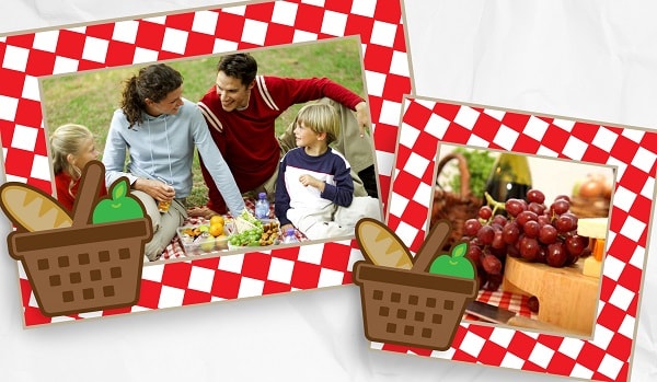 Picnic Perfection Frames SVG Image File Download