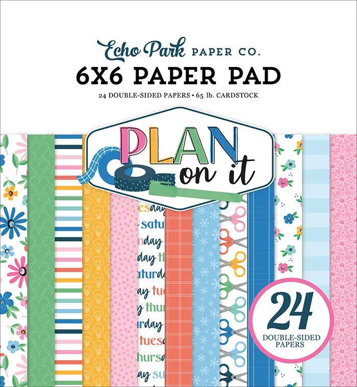 Plan On It Paper Pad, 6" x 6" - Echo Park