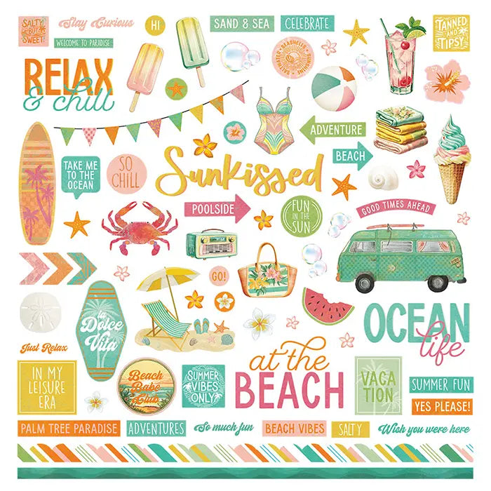 Salt & Sea Stickers - PhotoPlay